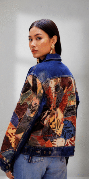 Wholesale Patchwork Denim Jackets | Upcycled Artisanal Outerwear Manufacturer & Exporter